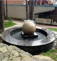 Сфера гранит фонтан 3D шар (518901) ∅ 750 мм. Серпухов