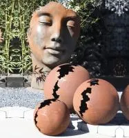 Кортен 3 шара — парк декор (518952) ∅ 950 750 450 мм. Серпухов 
