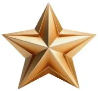 Звезда из латуни элемент декора на памятник в Серпухове (518509)
