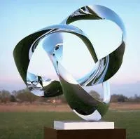 Кольца из нержавеющей стали скульптура (518288) производство арт-объект  в Серпухове