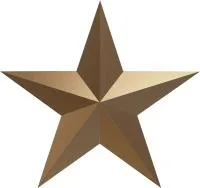 Звезда на памятник ветерану ВОВ из бронзы в Серпухове (518494)