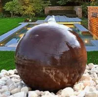 Сфера КОРТЕН - ШАР ФОНТАН 3D (518902) ∅ 850 мм. Серпухов